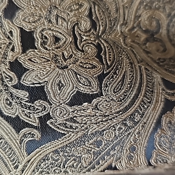 LEONARDI ITALY MEN'S GOLD BLACK LONG SLEEVE BUTTON-UP DRESS SHIRT - Picture 10 of 16